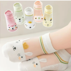 Cute Cartoon Animal Mid-Calf Socks for Girls