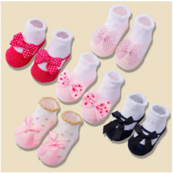 Cute Bowknot Toddler Ankle Socks