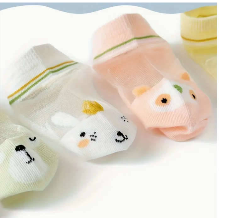 Cute Cartoon Animal Mid-Calf Fancy Socks for Girls