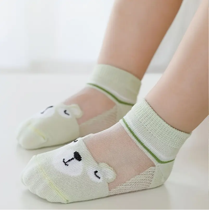 Cute Cartoon Character Animal Mid-Calf Socks for Girls
